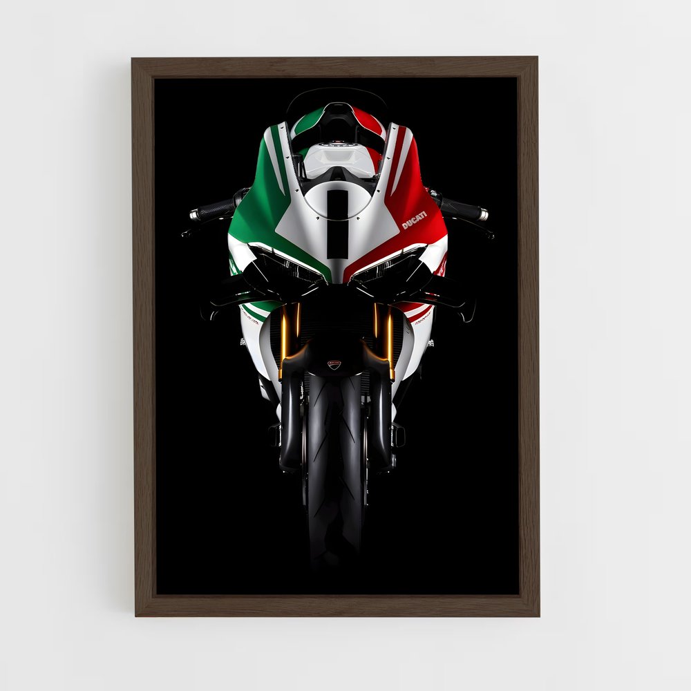 Poster Panigale Tricolore – affiche Ducati (vue 5)